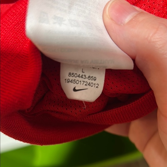 Nike Red and Blue Lightweight Windbreaker Jacket - Picture 4 of 4